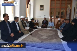 دیدار شورای مدیریت، نظارت و توسعه دانشگاه فرهنگیان استان خراسان جنوبی در سال جدبد با آیت الله عبادی نماینده ولی فقیه استان خراسان جنوبی 2