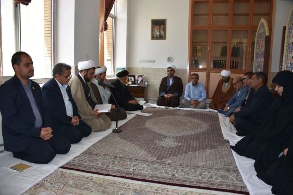 دیدار شورای مدیریت، نظارت و توسعه دانشگاه فرهنگیان استان خراسان جنوبی در سال جدبد با آیت الله عبادی نماینده ولی فقیه استان خراسان جنوبی 3