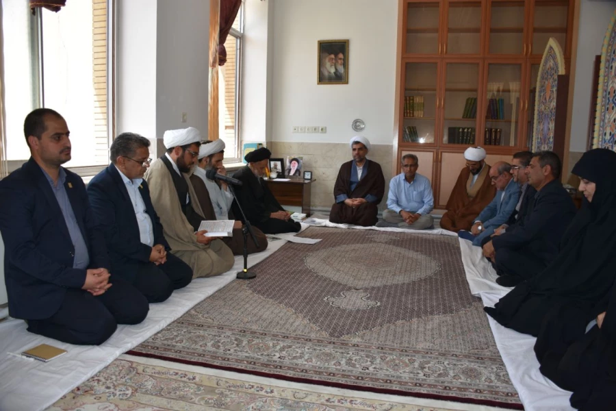 دیدار شورای مدیریت، نظارت و توسعه دانشگاه فرهنگیان استان خراسان جنوبی در سال جدبد با آیت الله عبادی نماینده ولی فقیه استان خراسان جنوبی 3