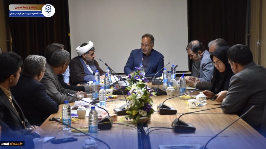 دیدار و بازدید مرتضوی سرپرست اداره کل آموزش و پرورش استان خراسان جنوبی و معاونان از دانشگاه فرهنگیان استان خراسان جنوبی  2