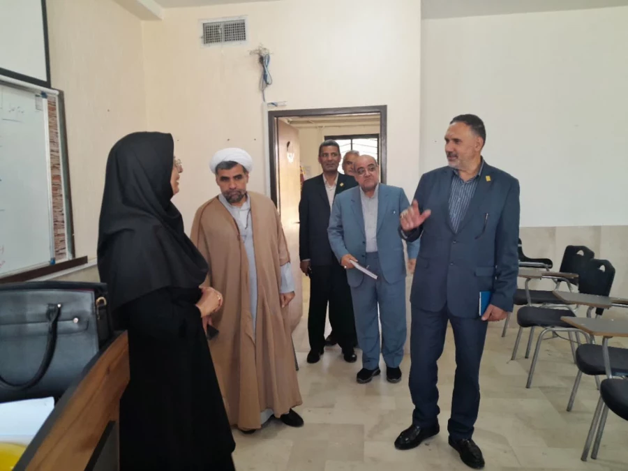 بازدید و دیدار گنجی؛ مشاور عالی رئیس دانشگاه فرهنگیان از مرکز آموزش عالی شهید مدرس قائن 4