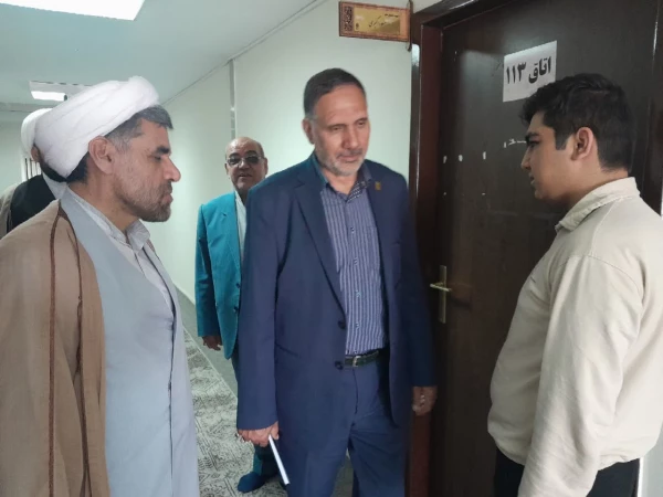 بازدید و دیدار گنجی؛ مشاور عالی رئیس دانشگاه فرهنگیان از مرکز آموزش عالی شهید مدرس قائن 5
