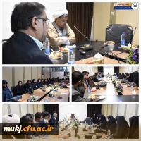 دیدار نوروزی اعضای هیئت علمی با اکبری مطلق رئیس امور پردیس های دانشگاه فرهنگیان استان خراسان جنوبی 2