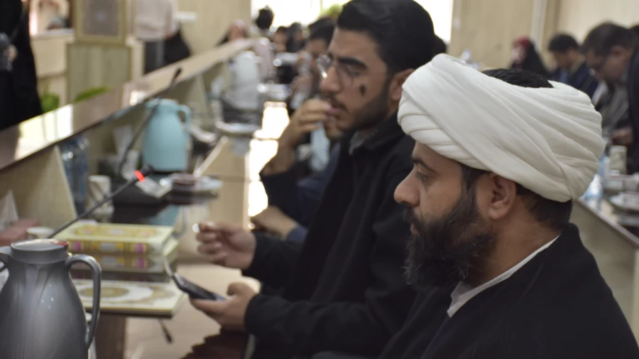 دیدار صمیمانه یِ آیت الله عبادی نماینده ولی فقیه در استان خراسان جنوبی به مناسبت ولادت حضرت معصومه (س) و روز دختر با کارکنان، اساتید و دانشجومعلمان دانشگاه فرهنگیان خراسان جنوبی  3