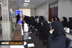 دیدار صمیمانه یِ آیت الله عبادی نماینده ولی فقیه در استان خراسان جنوبی به مناسبت ولادت حضرت معصومه (س) و روز دختر با کارکنان، اساتید و دانشجومعلمان دانشگاه فرهنگیان خراسان جنوبی  4