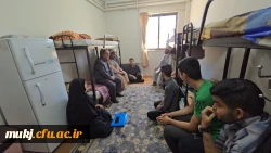 حضور مدیریت امور پردیس های دانشگاه فرهنگیان خراسان جنوبی در سراهای خوابگاهیِ مرکز آموزش عالی شهید مدرس قائن 3