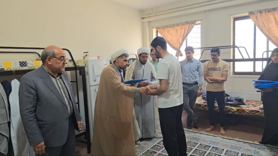 حضور مدیریت امور پردیس های دانشگاه فرهنگیان خراسان جنوبی در سراهای خوابگاهیِ مرکز آموزش عالی شهید مدرس قائن 7