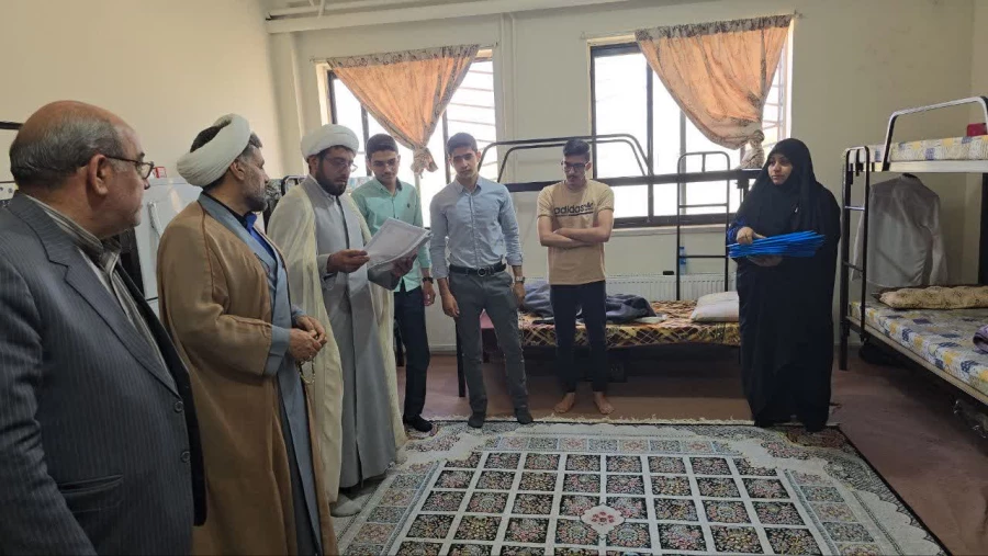 حضور مدیریت امور پردیس های دانشگاه فرهنگیان خراسان جنوبی در سراهای خوابگاهیِ مرکز آموزش عالی شهید مدرس قائن 8