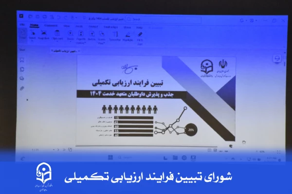 شورایِ تبیینِ فرایندِ ارزیابی تکمیلیِ جذب و پذیرش داوطلبان متعهد خدمت ۱۴۰۴ 
 2