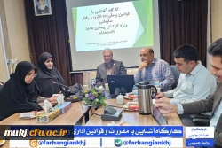 کارگاه آموزشی قوانین اداری و رفتار سازمانی ویژه کارشناسان جدید الاستخدام دانشگاه فرهنگیان خراسان جنوبی 2