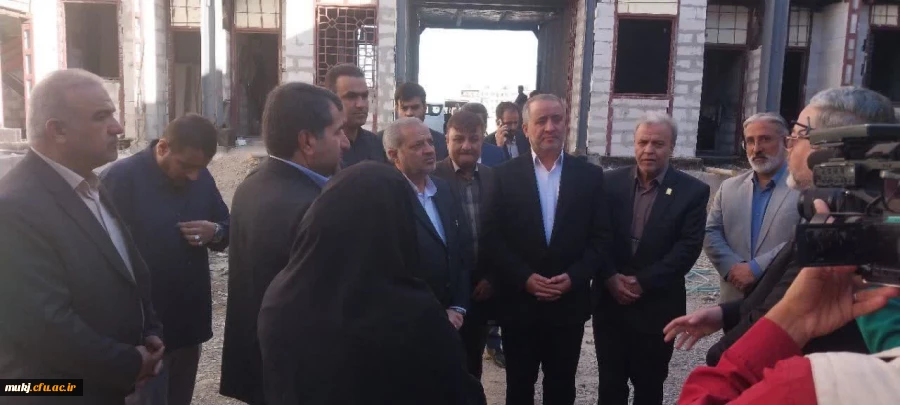  بازدید وزیر محترم آموزش و پرورش از پروژه جامع دانشگاه فرهنگیان خراسان جنوبی 2